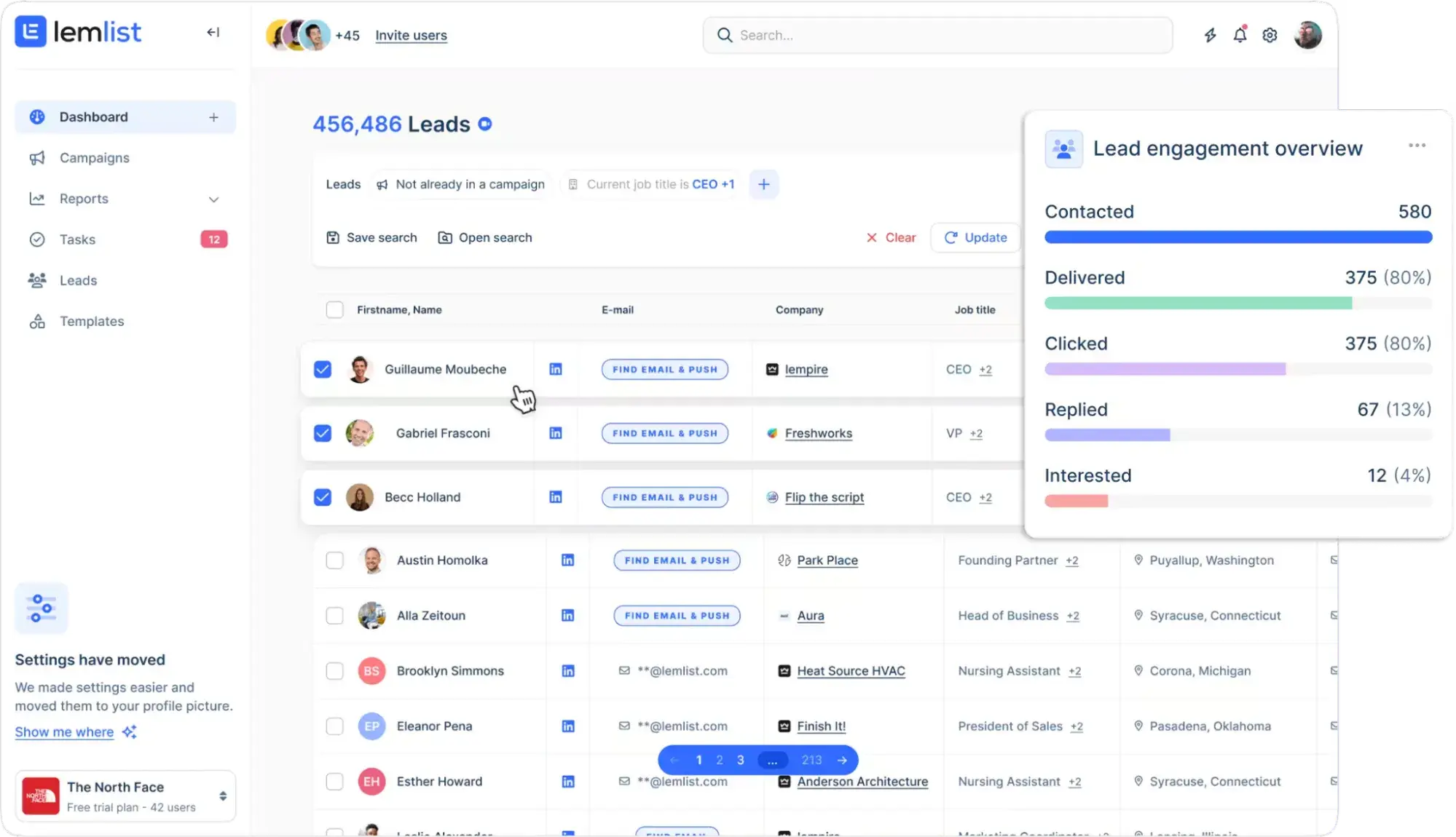 ai prospecting tools, lemlist