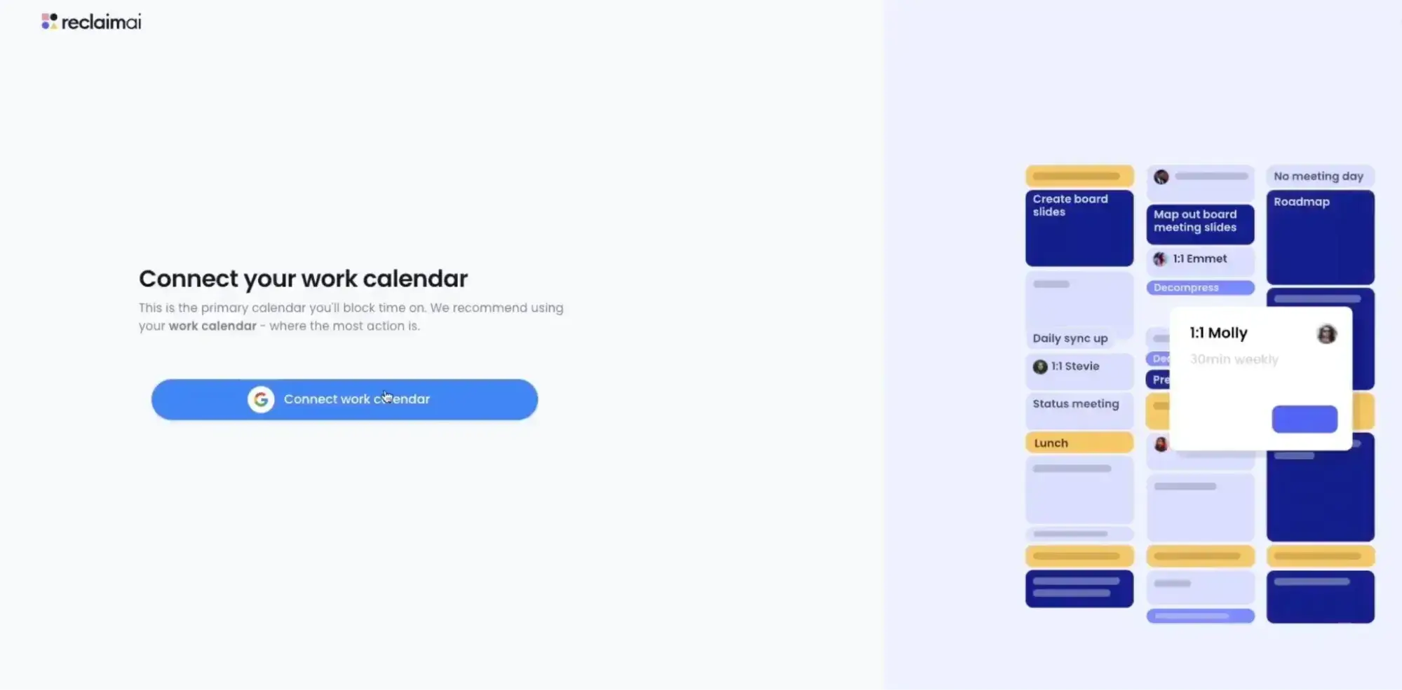 ai scheduling assistants, reclaim connect