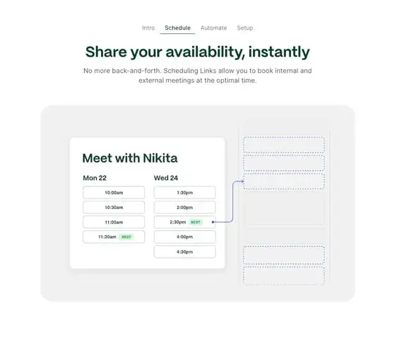 ai scheduling assistants, clockwise availability