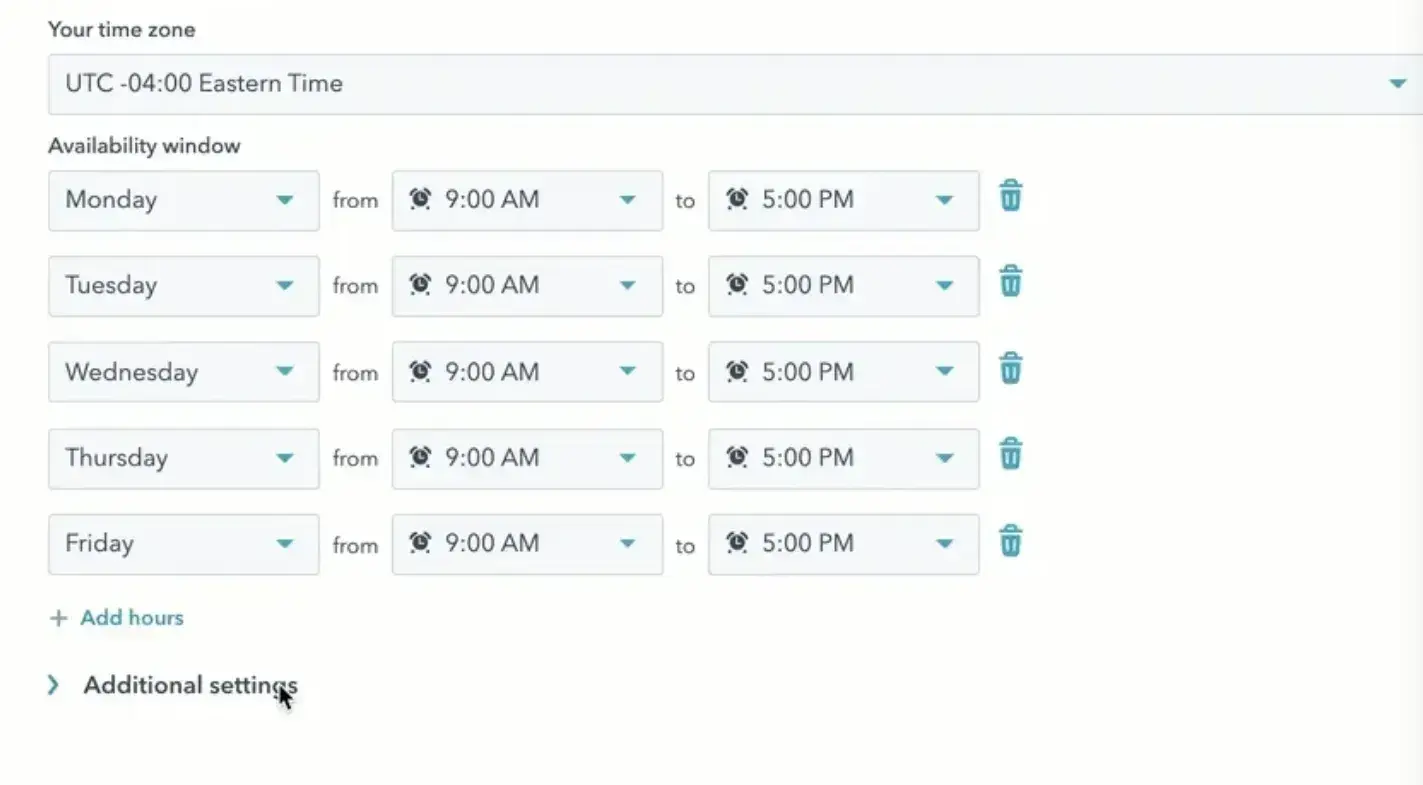 ai scheduling assistants, hubspot meeting scheduler notice