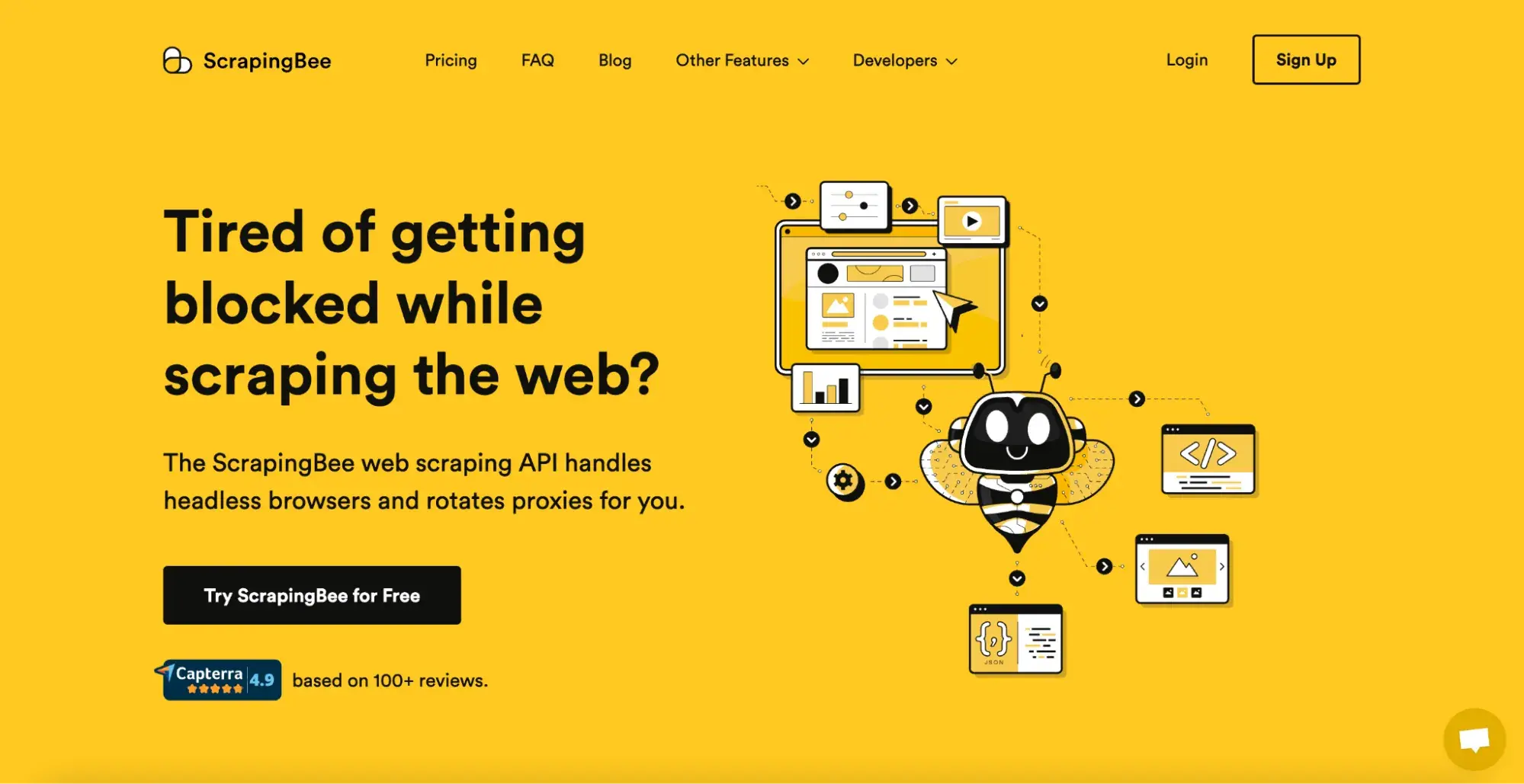 ai web scraping tool from scraping bee