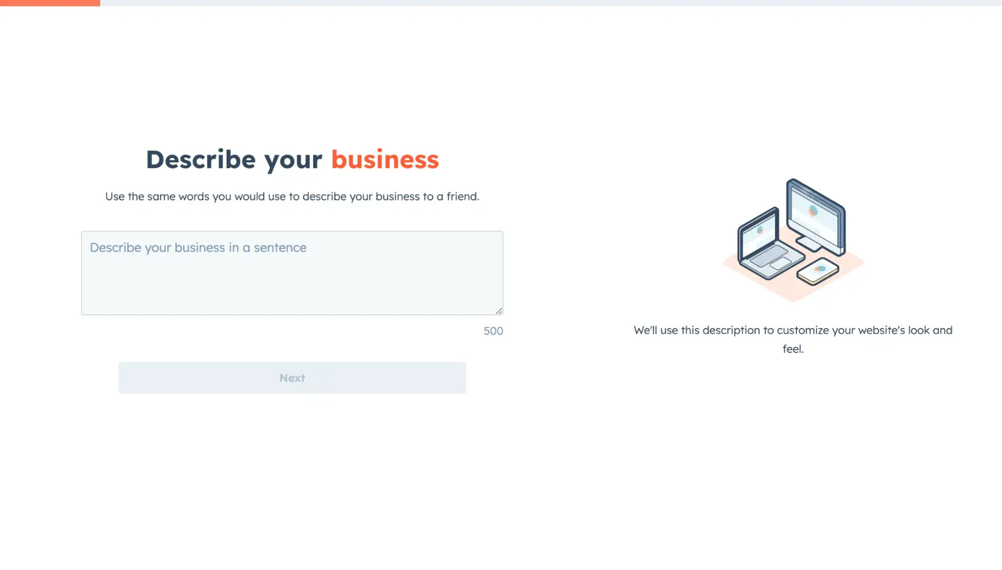 ai website builder: hubspot ai website generator “describe your business”https://www.hubspot.com/products/cms/ai-website-generator