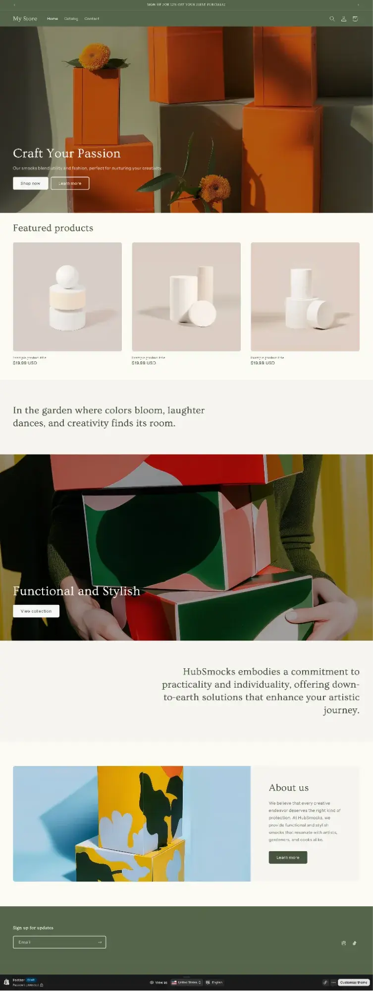 ai website builder: shopify’s ai-generated ecommerce site