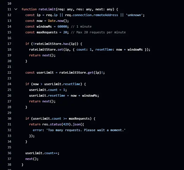 implementing rate limiting, api architecture