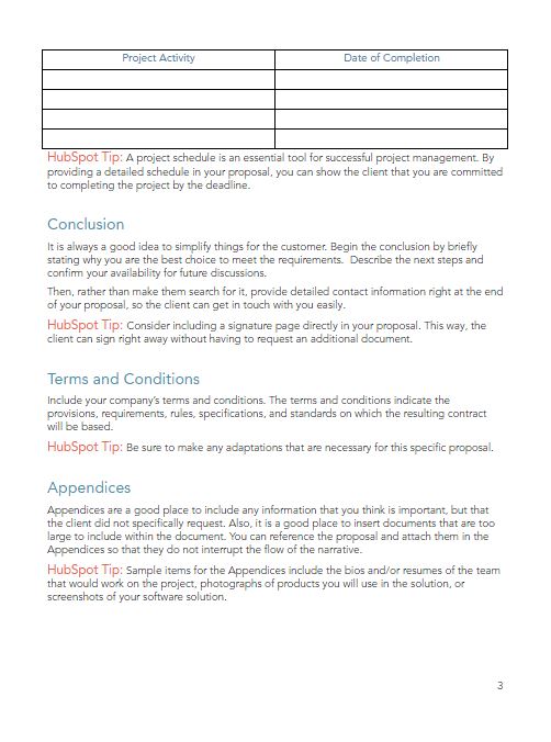 Free Printable Business Proposal Templates [Word, PDF] Investors