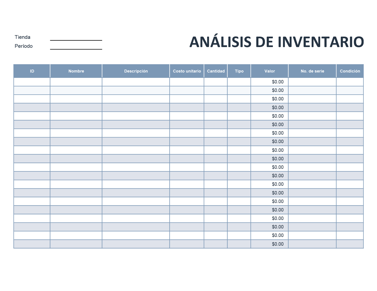 Plantilla Excel De Inventario Gratis 4308