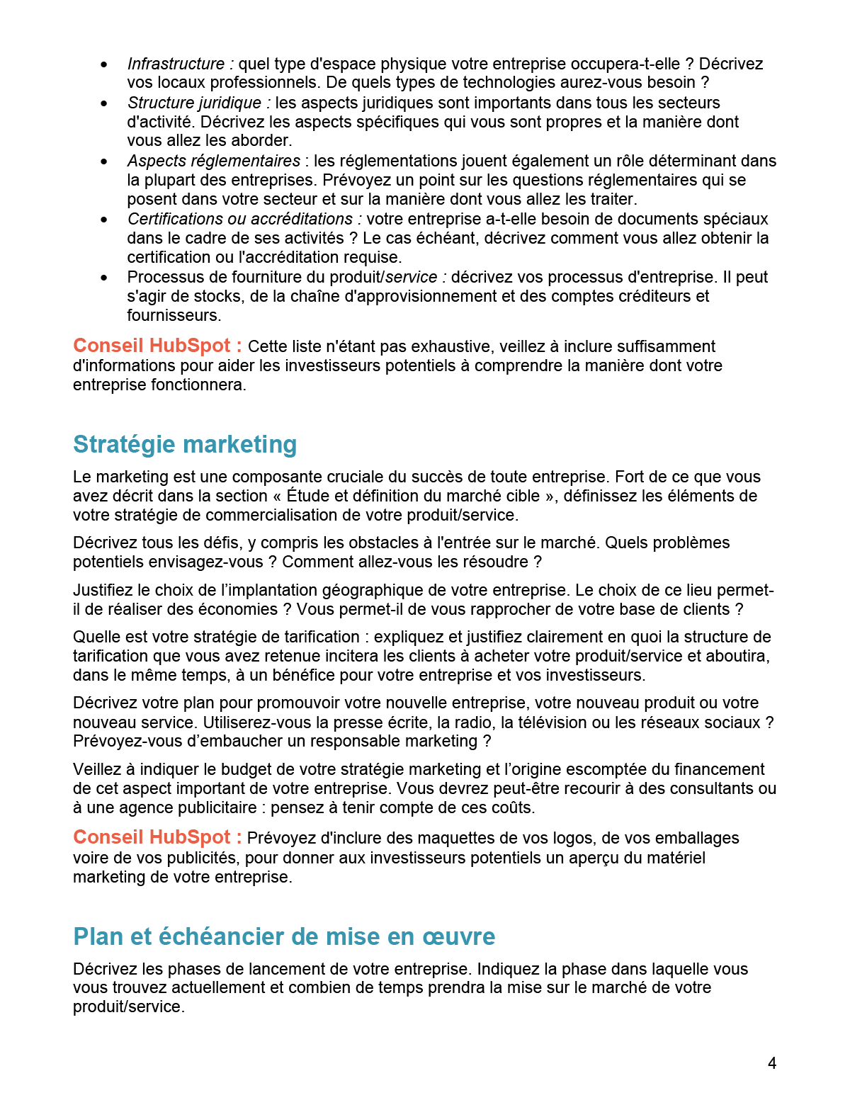 business plan d'une start up pdf