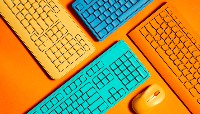 colorful keyboards