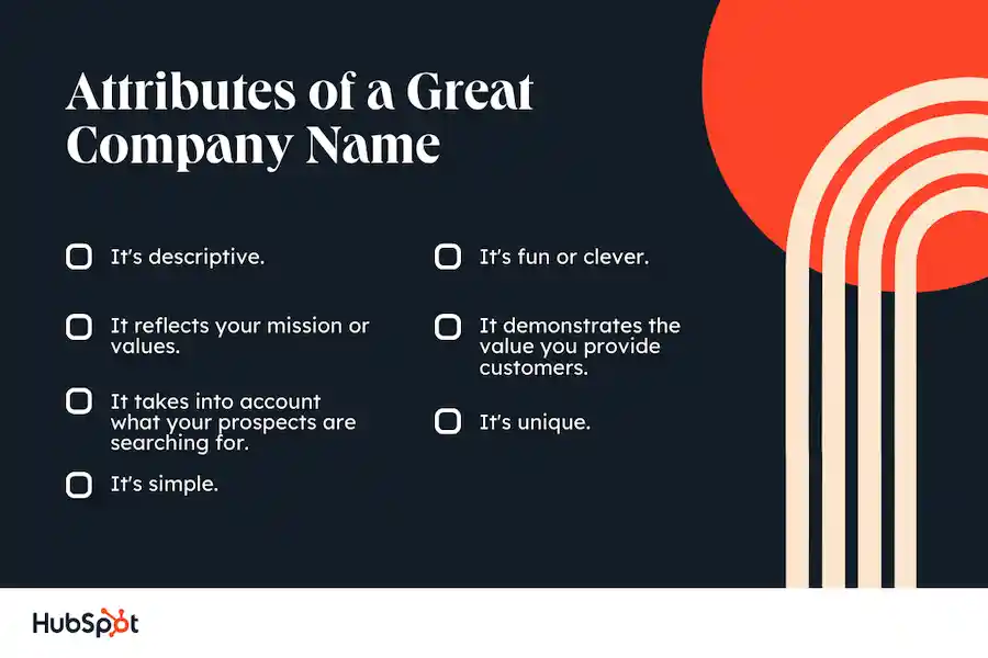 attributes of a great company name