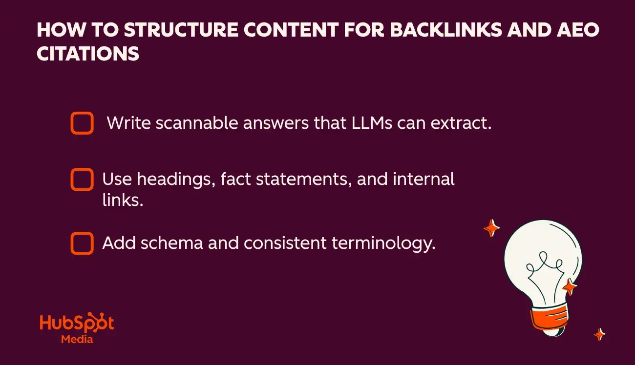 backlinks and aeo how to struction content for aeo citations