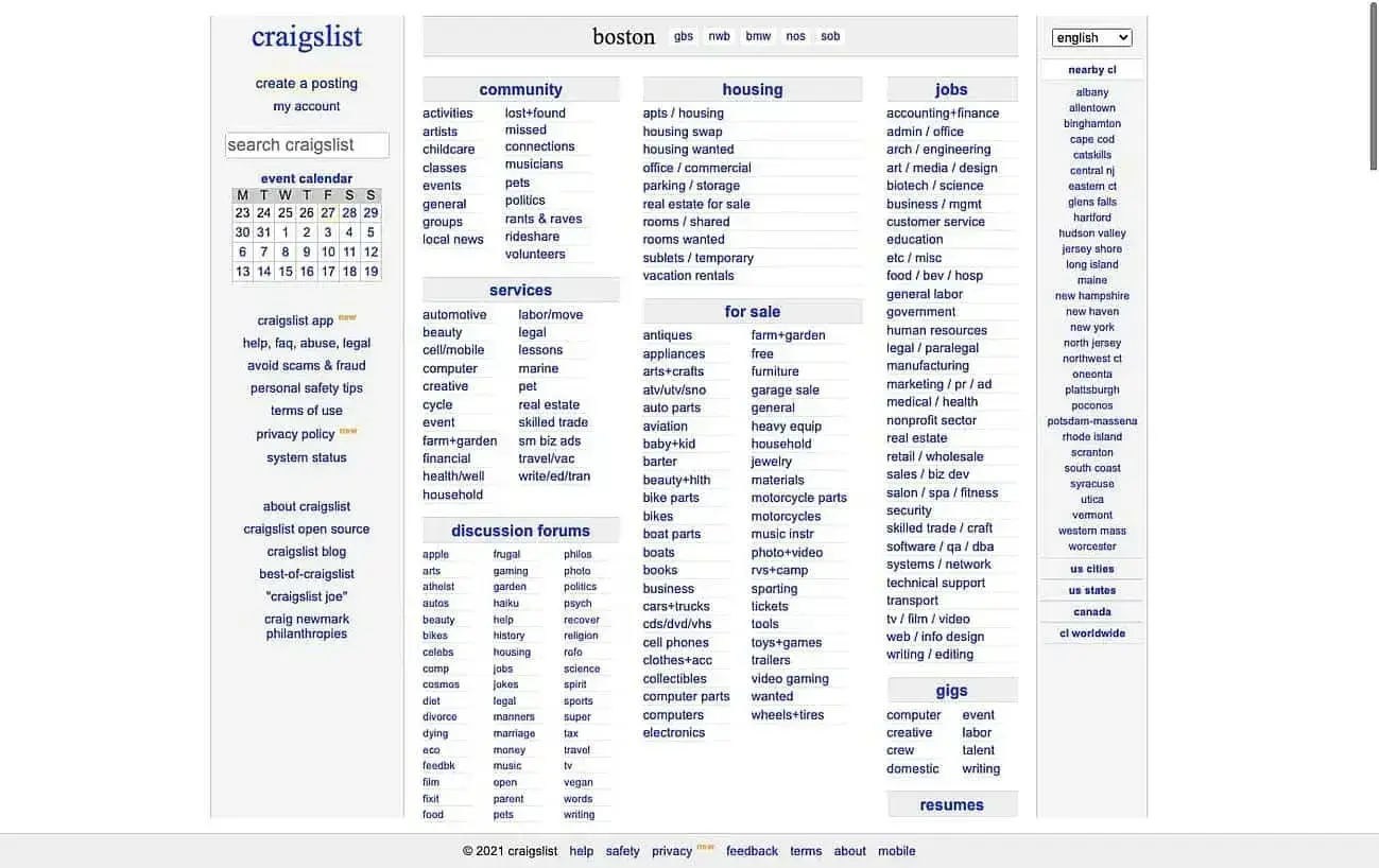 craigslistbad UX design