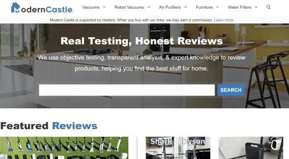 best affiliate programs example �� modern castle home appliance affiliate review site with expert testing methodology