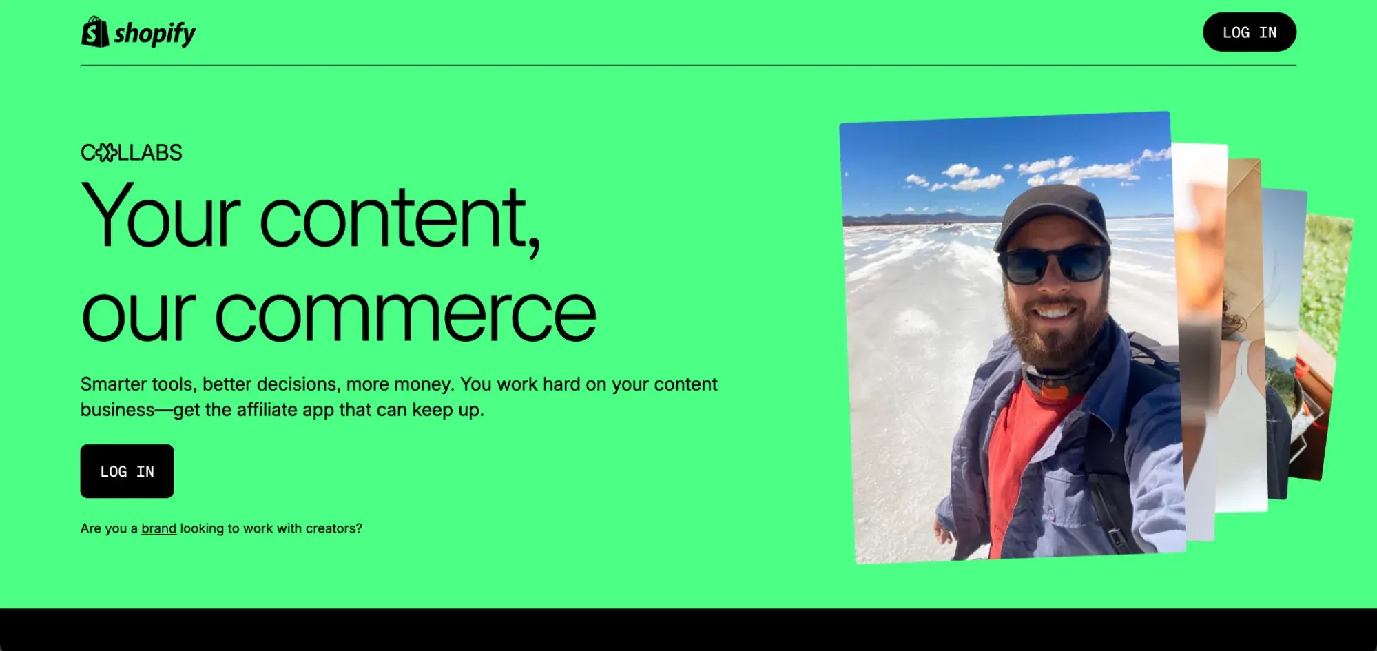 best affiliate programs �� shopify affiliate program landing page or signup details