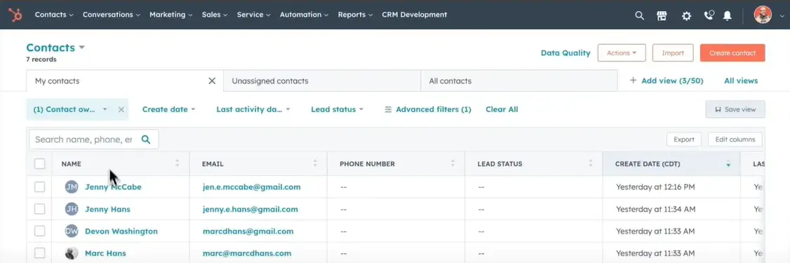 image of ̽ѡ CRM dashboard