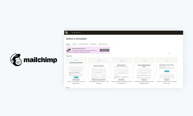 best digital marketing tools for email campaigns - mailchimp platform showing automation workflow builder and campaign analytics