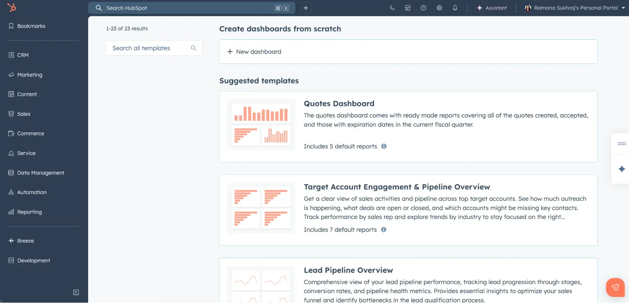 best seo friendly cms, hubspot reports and analytics