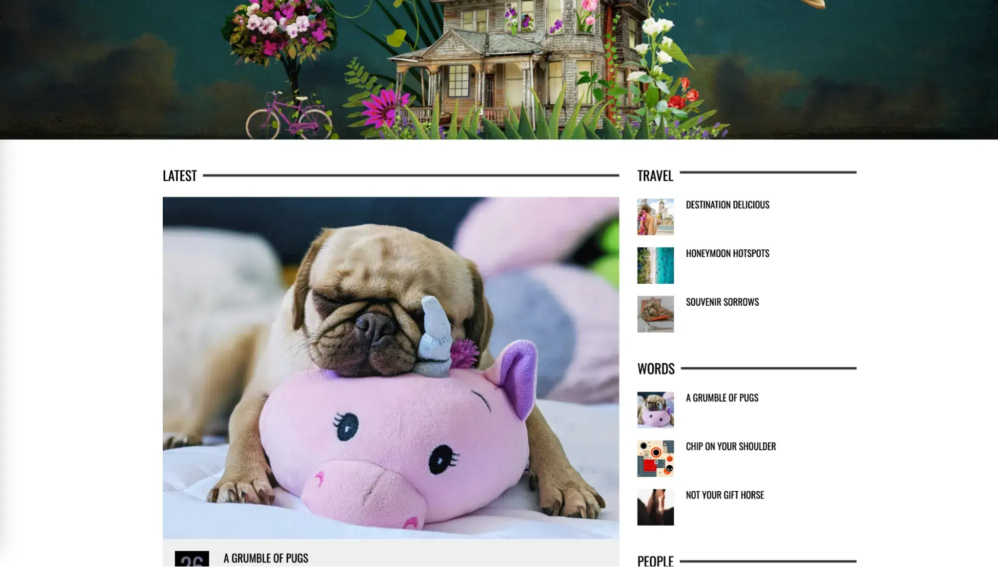 best website designs, just curious, personal blog/website webby, peoples voice winner