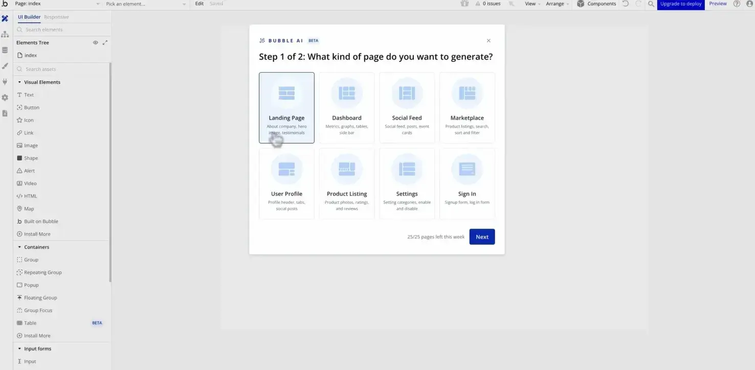 best wysiwyg html editors; a screenshot showing how you can incorporate logic into workflow programs at bubble