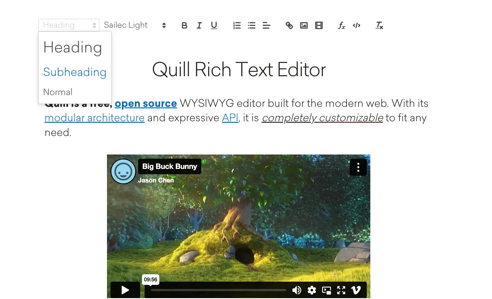 free wysiwyg editors; quill is another example of a free open-source editor worth trying out
