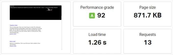 bluehost average load time