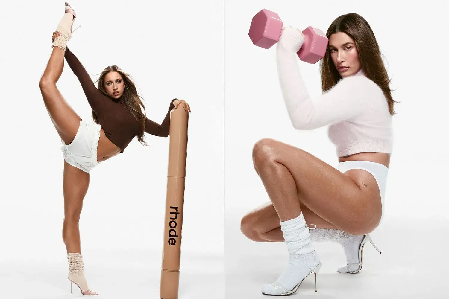 a photo of a rhode photoshoot, demonstrating a strong brand archetype