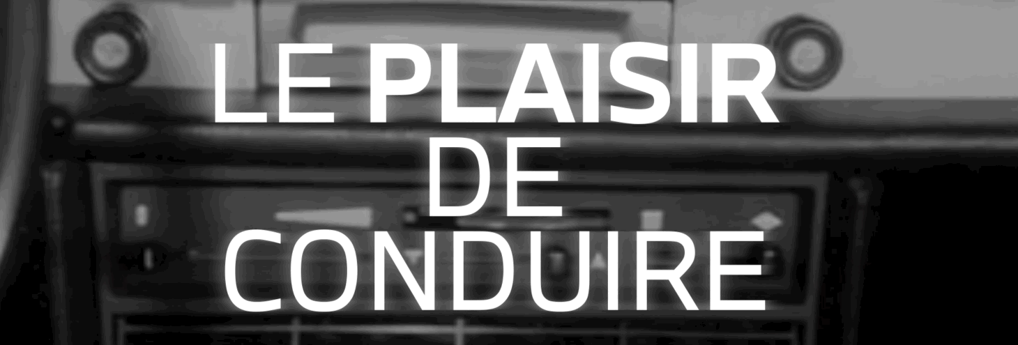 Animated GIF of Sheer Driving Pleasure in different languages.