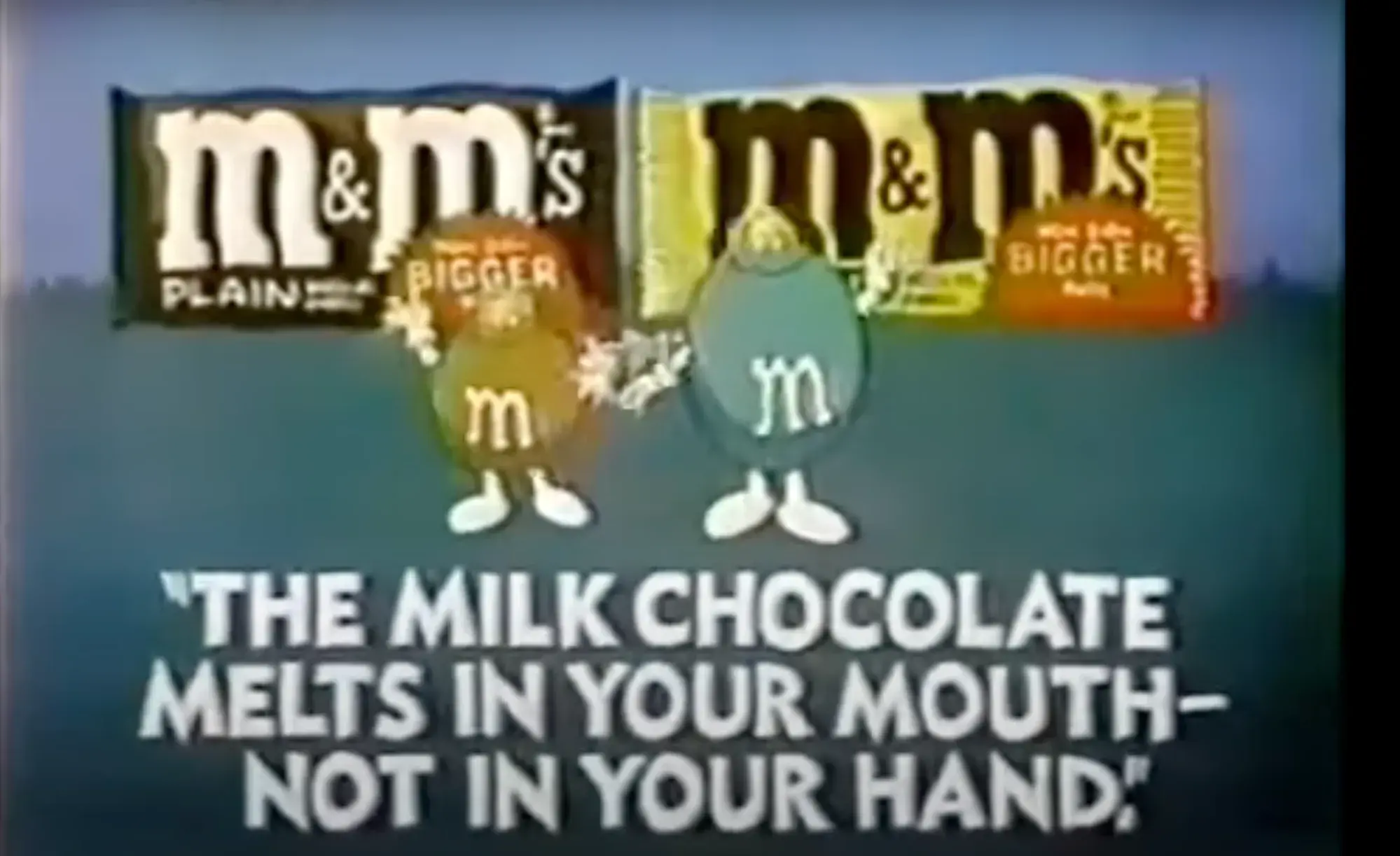 The milk chocolate melts in your mouthnot in your hand.