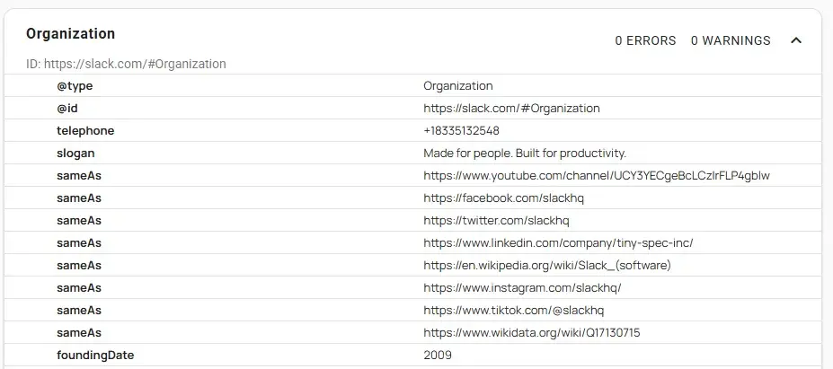 seo single page vs multiple pages, Slack schema markup