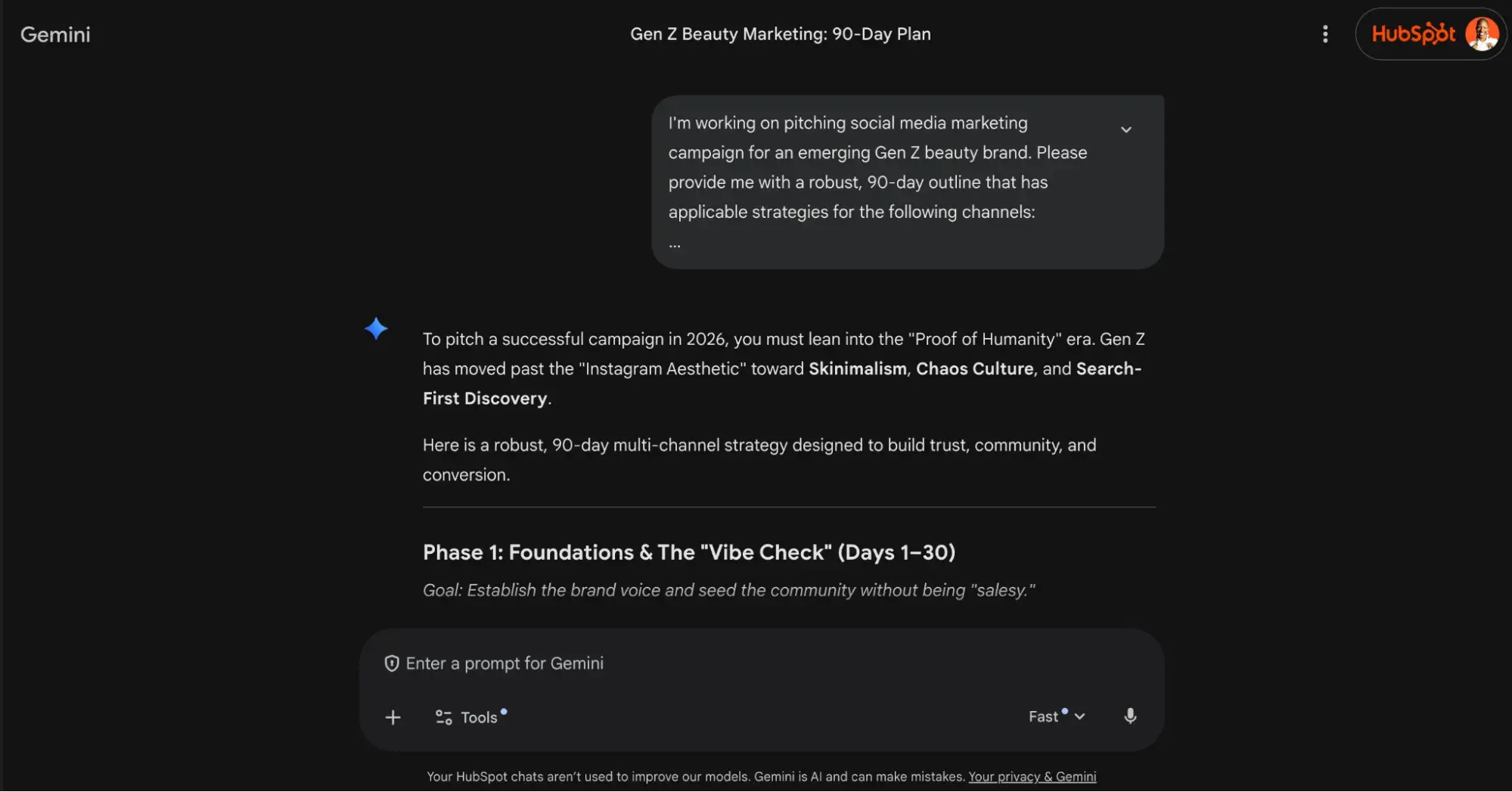 a screenshot demonstrating how to use google��s gemini, a chatgpt alternative