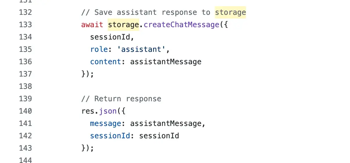 display chatbot response, chatgpt integration