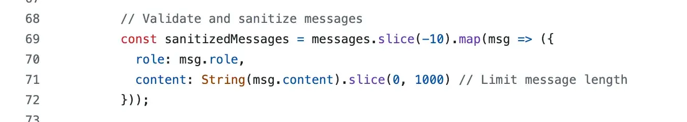 set chatbot context window, chatgpt integration