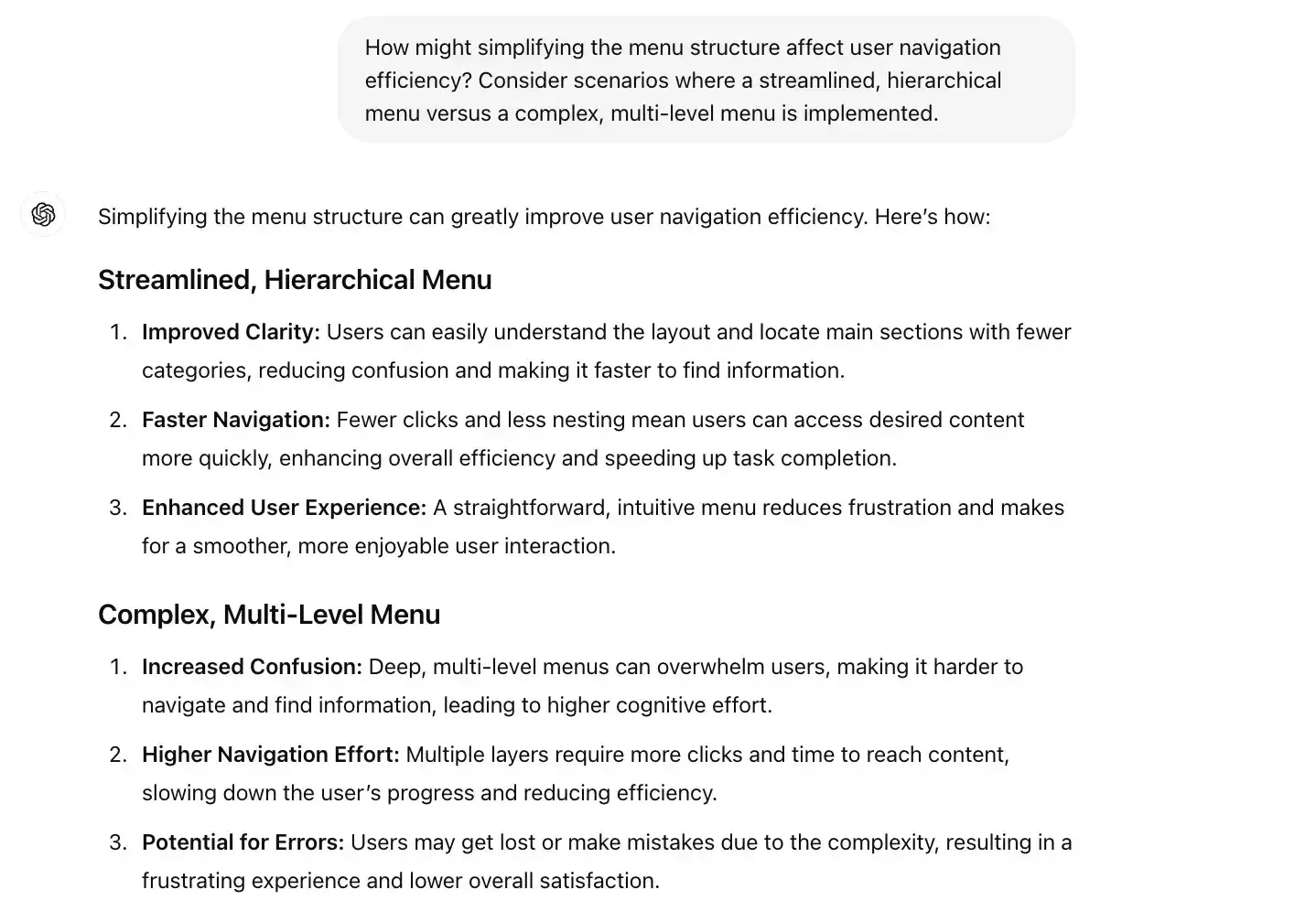 an example of using hypotheticals in chatgpt prompts for ux design