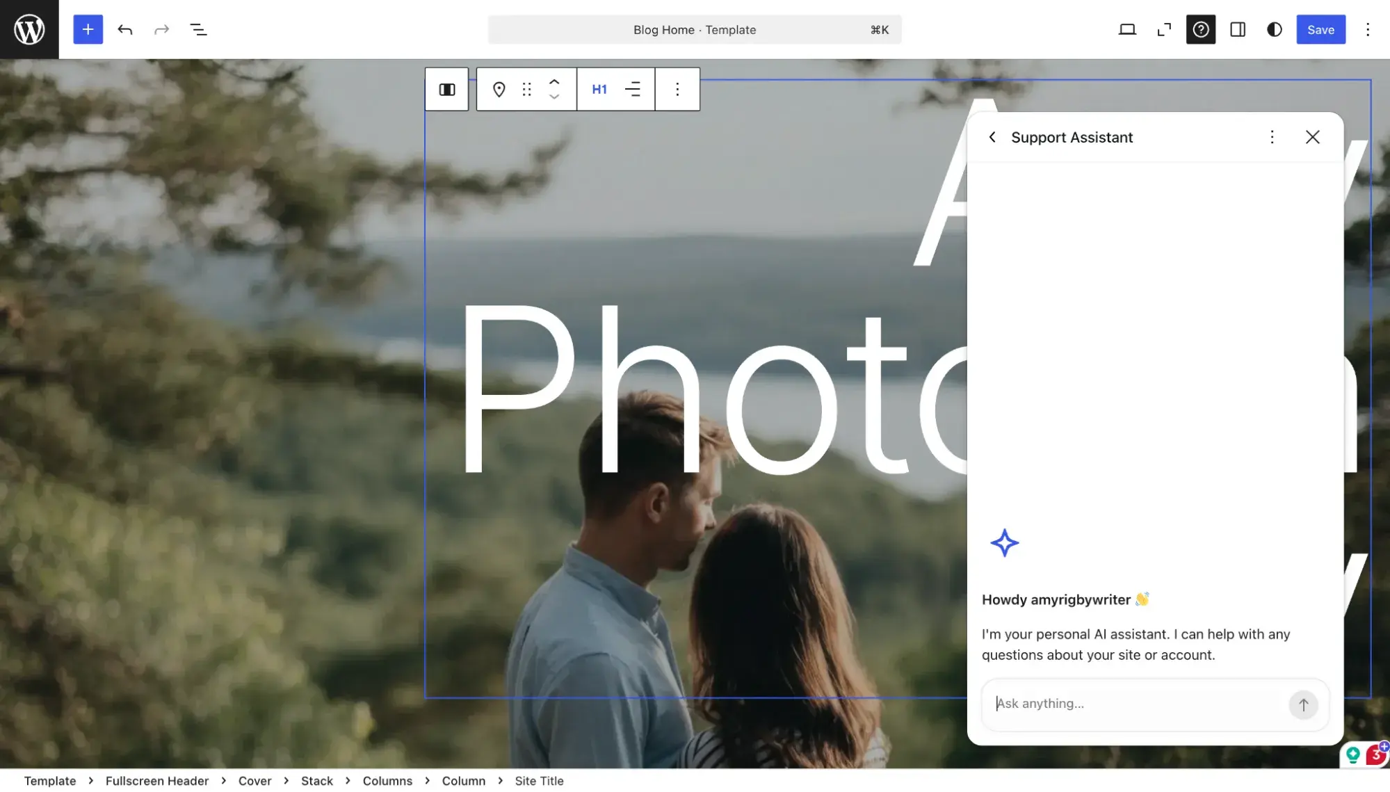 wordpress.com’s ai support assistant