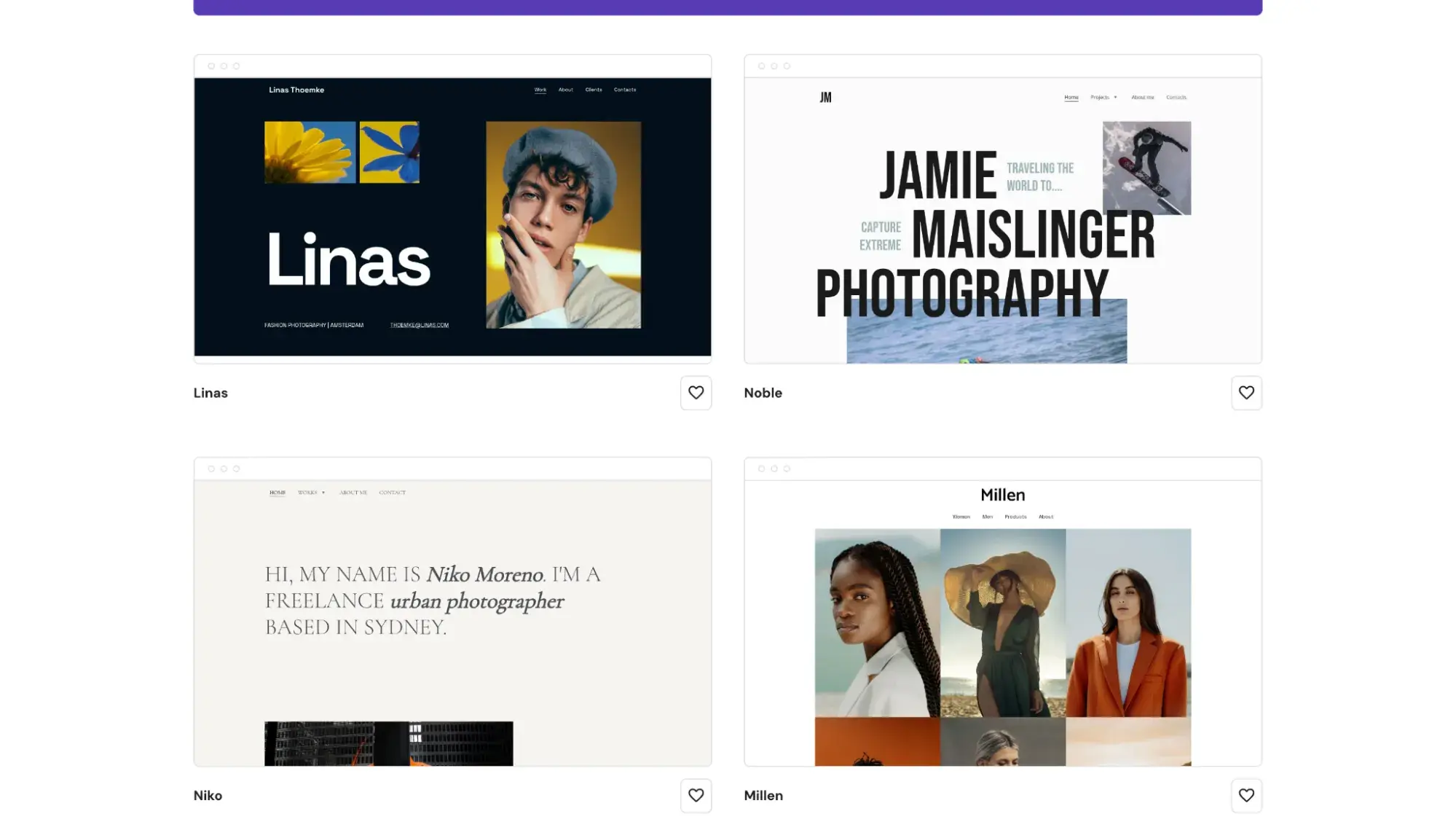 hostinger’s premade website templates