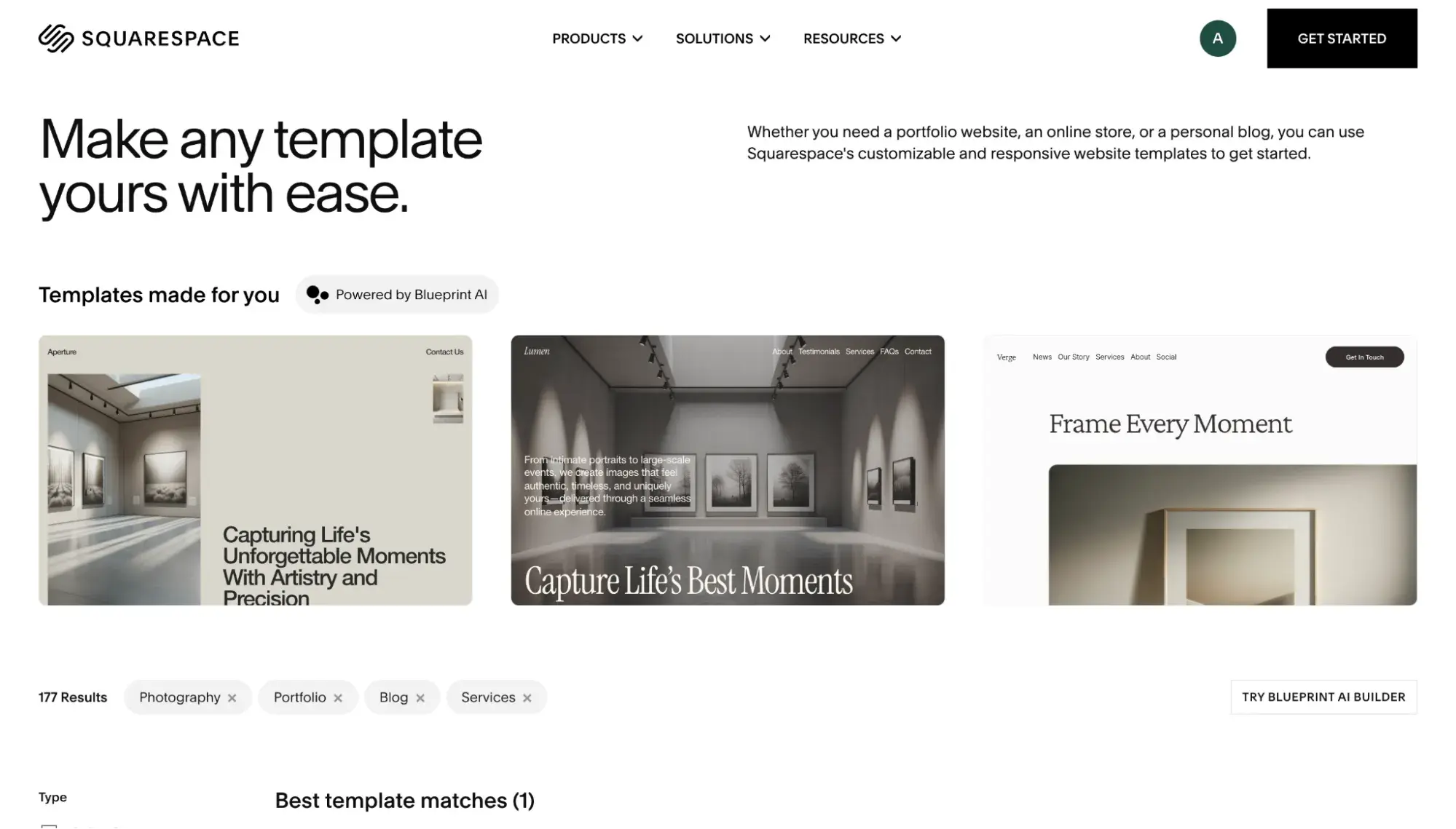 squarespace templates