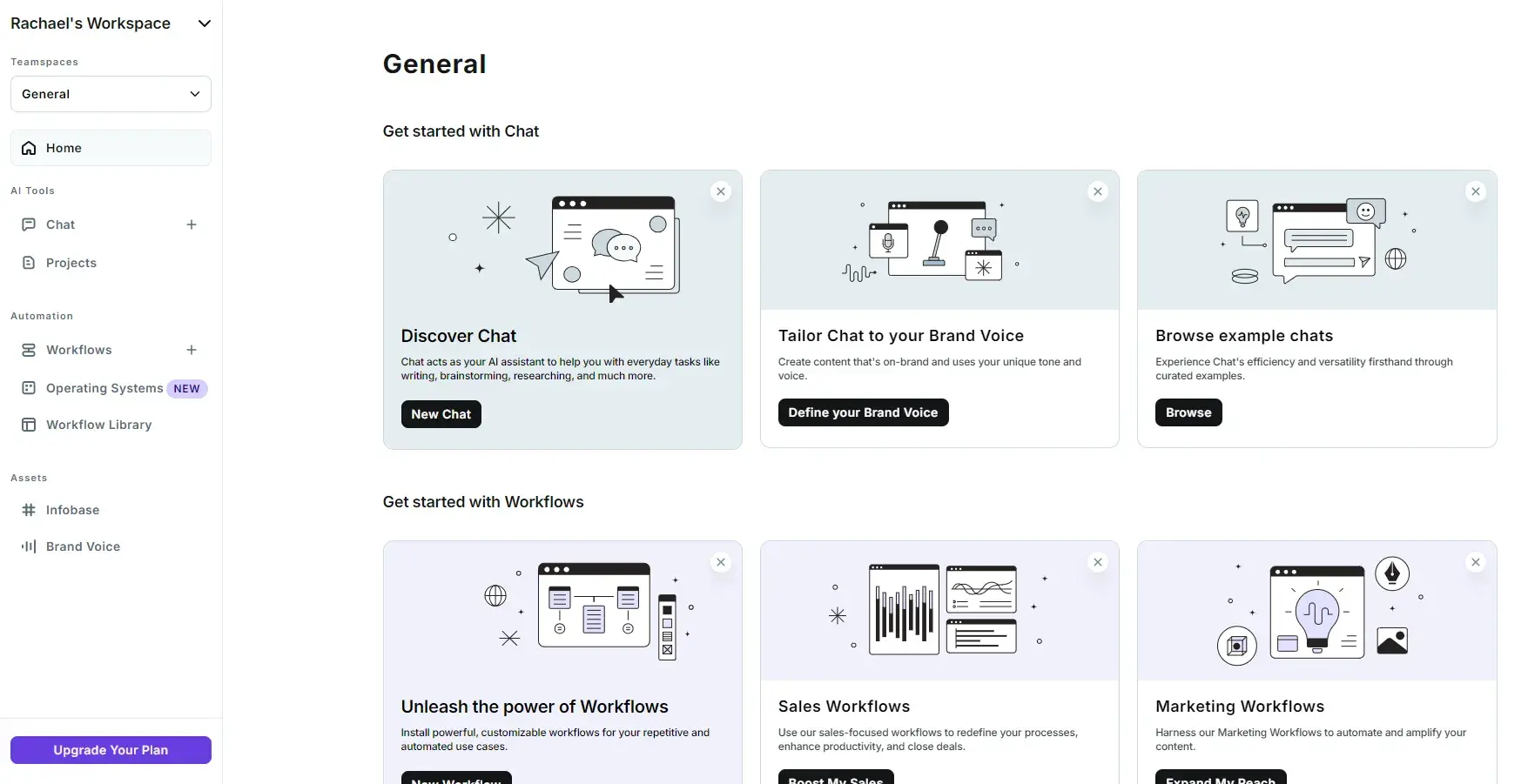 the home dashboard for copy.ais ai cold email generator