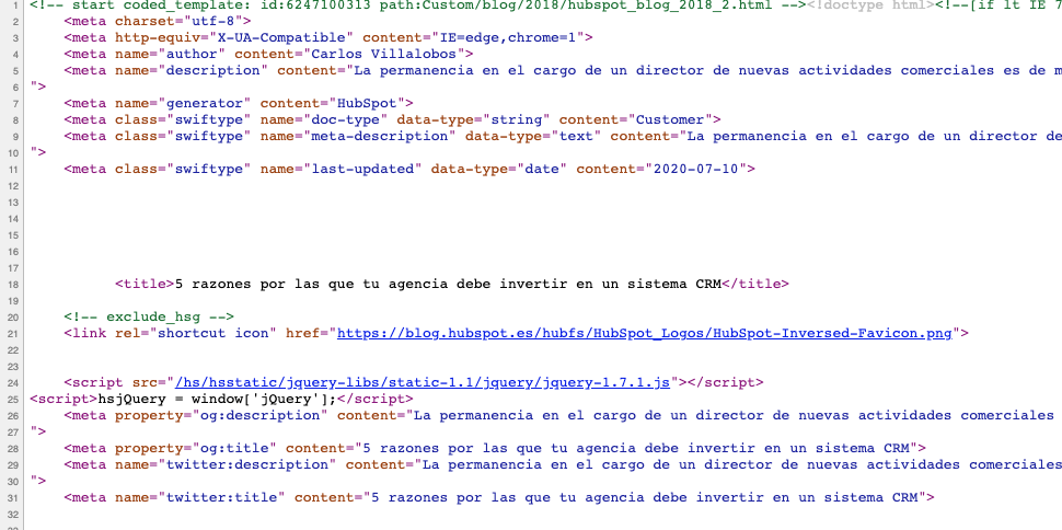 Código fuente completo para saber cómo editar una página web