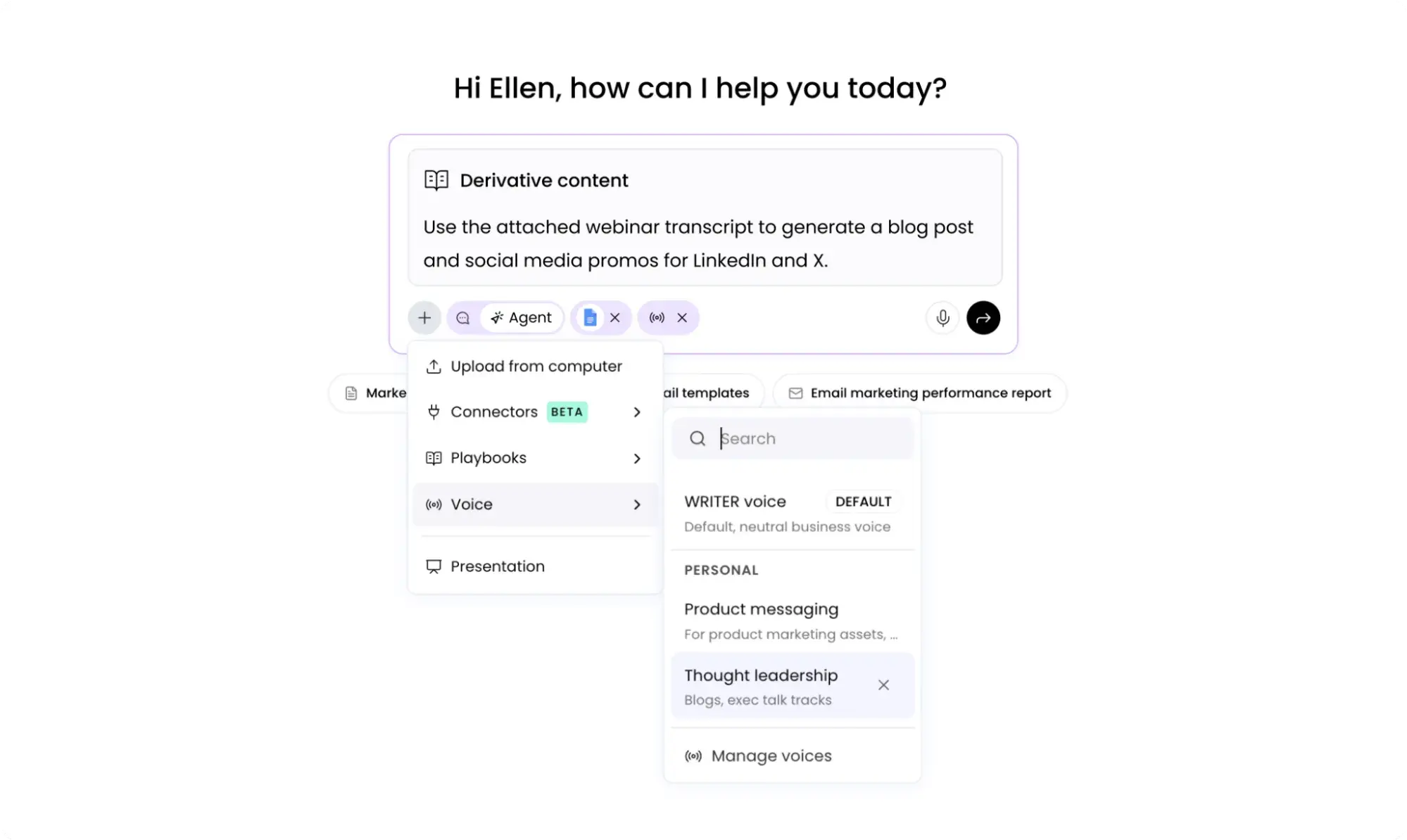 writer can be a consistent brand voice tool