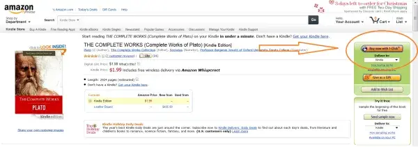 content personalization: one-click purchase on amazon