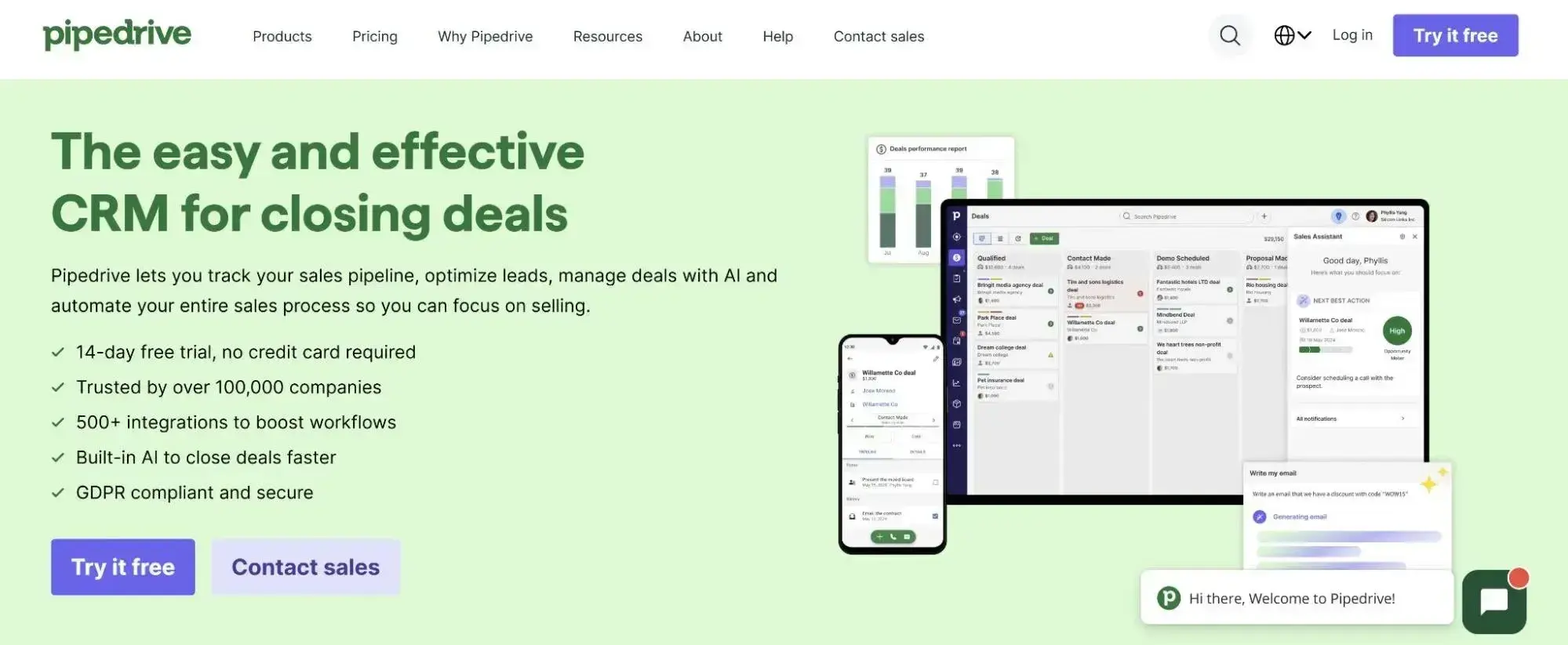 crm for event management, pipedrive