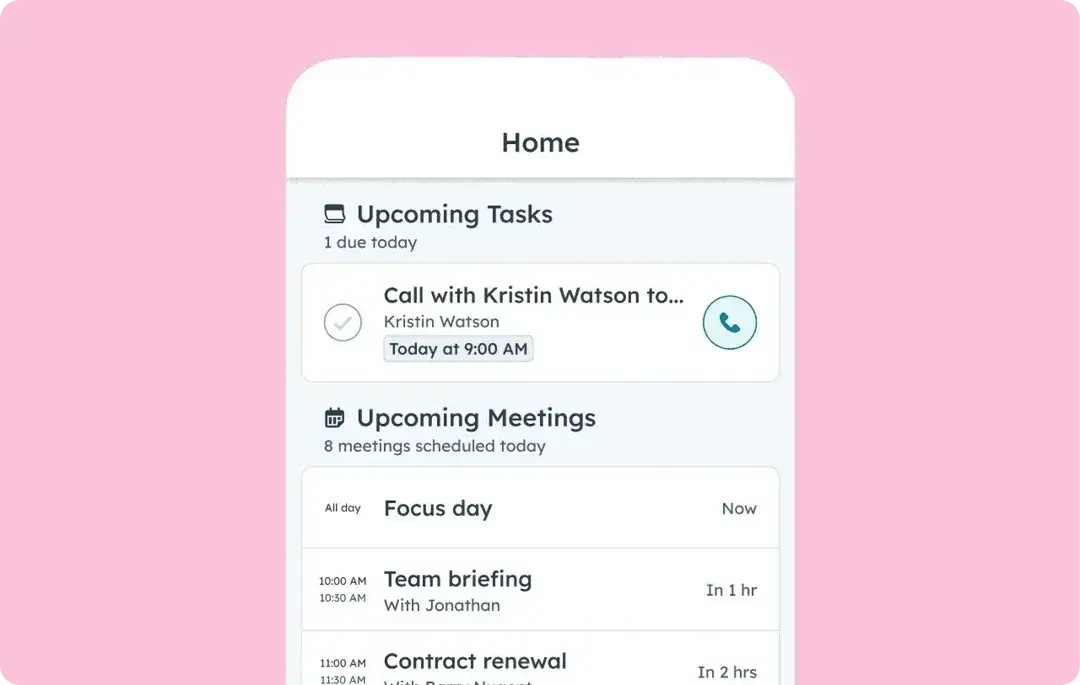 crm for retail, hubspot mobile app