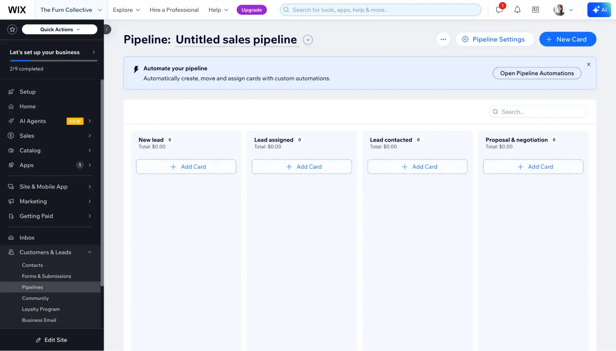 crm vs cms: wix is a cms with a built-in basic crm
