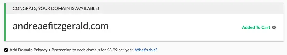 custom domain purchasing