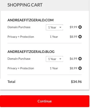 renewing domain name registration