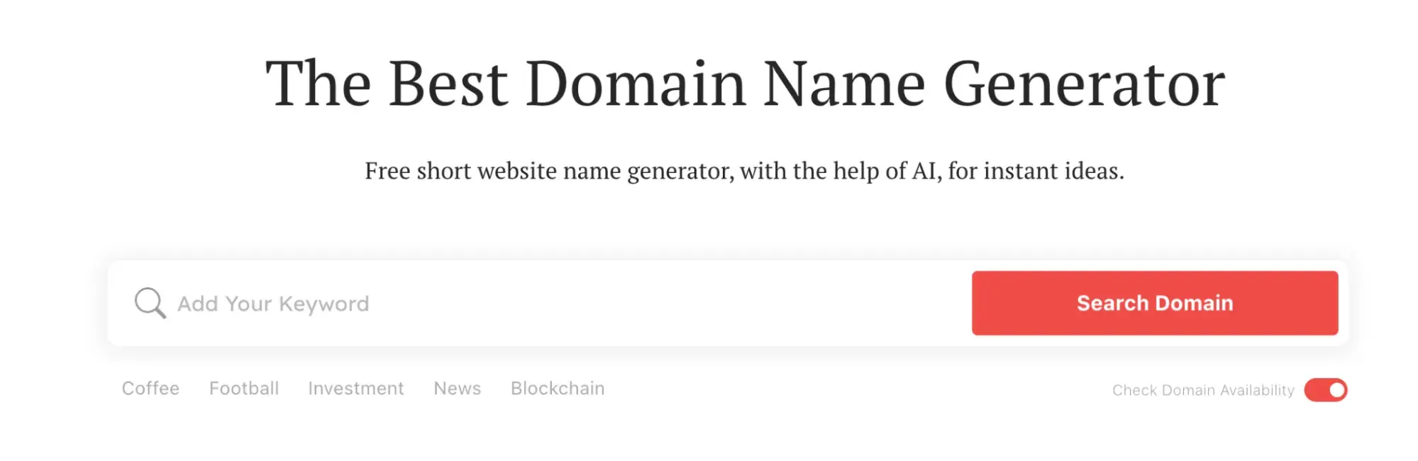 custom domain generator