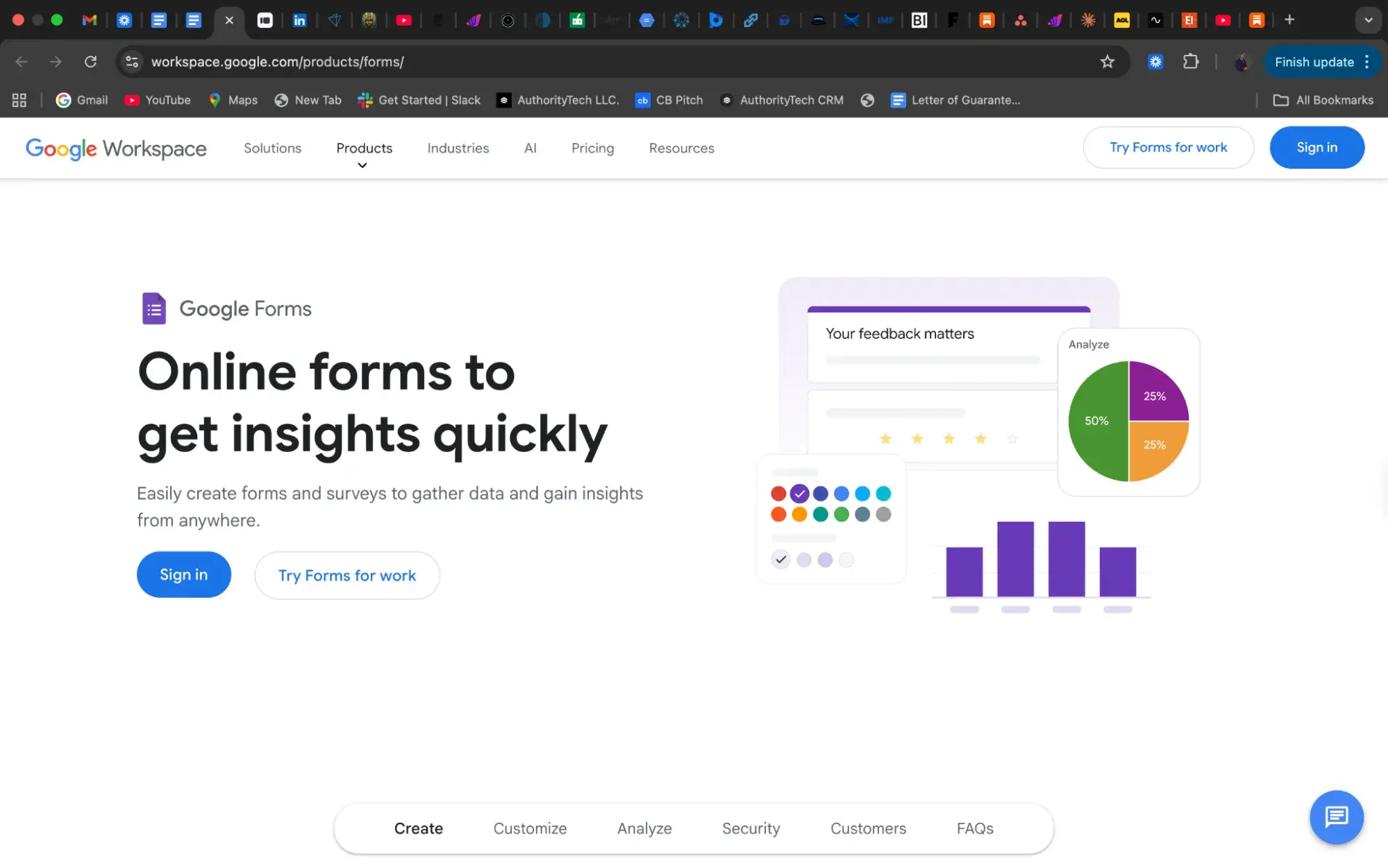 customer feedback tool, google workplace