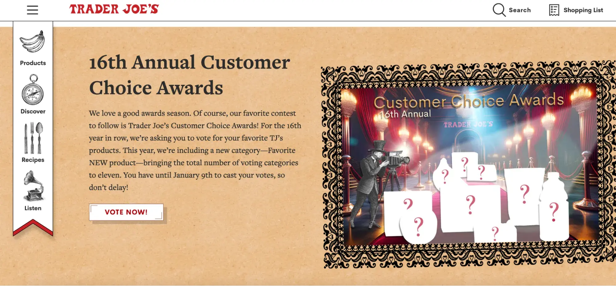 customer delight example: trader joes