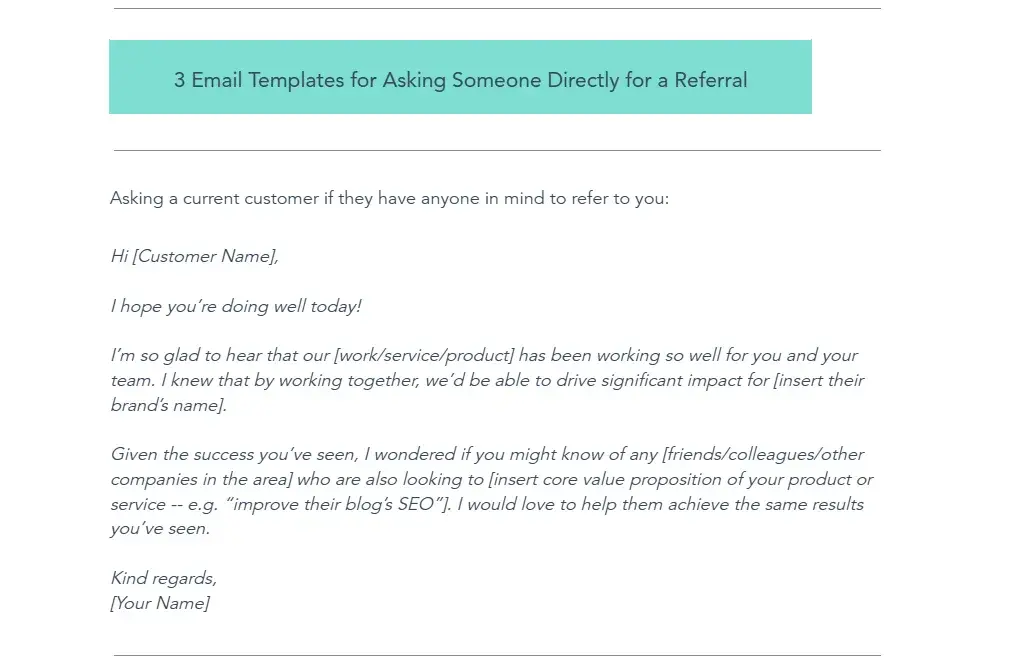 customer referral template, customer referral program