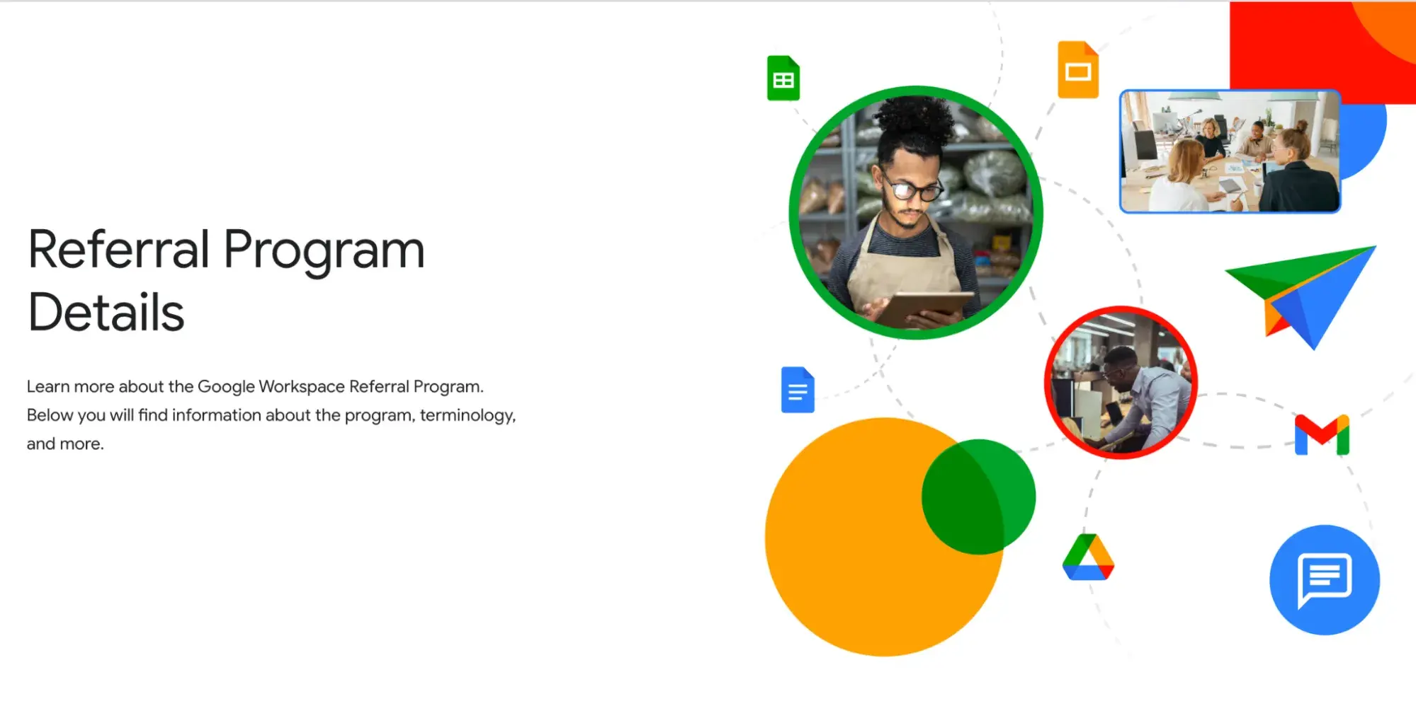 how google workspace referral program works, customer referral program