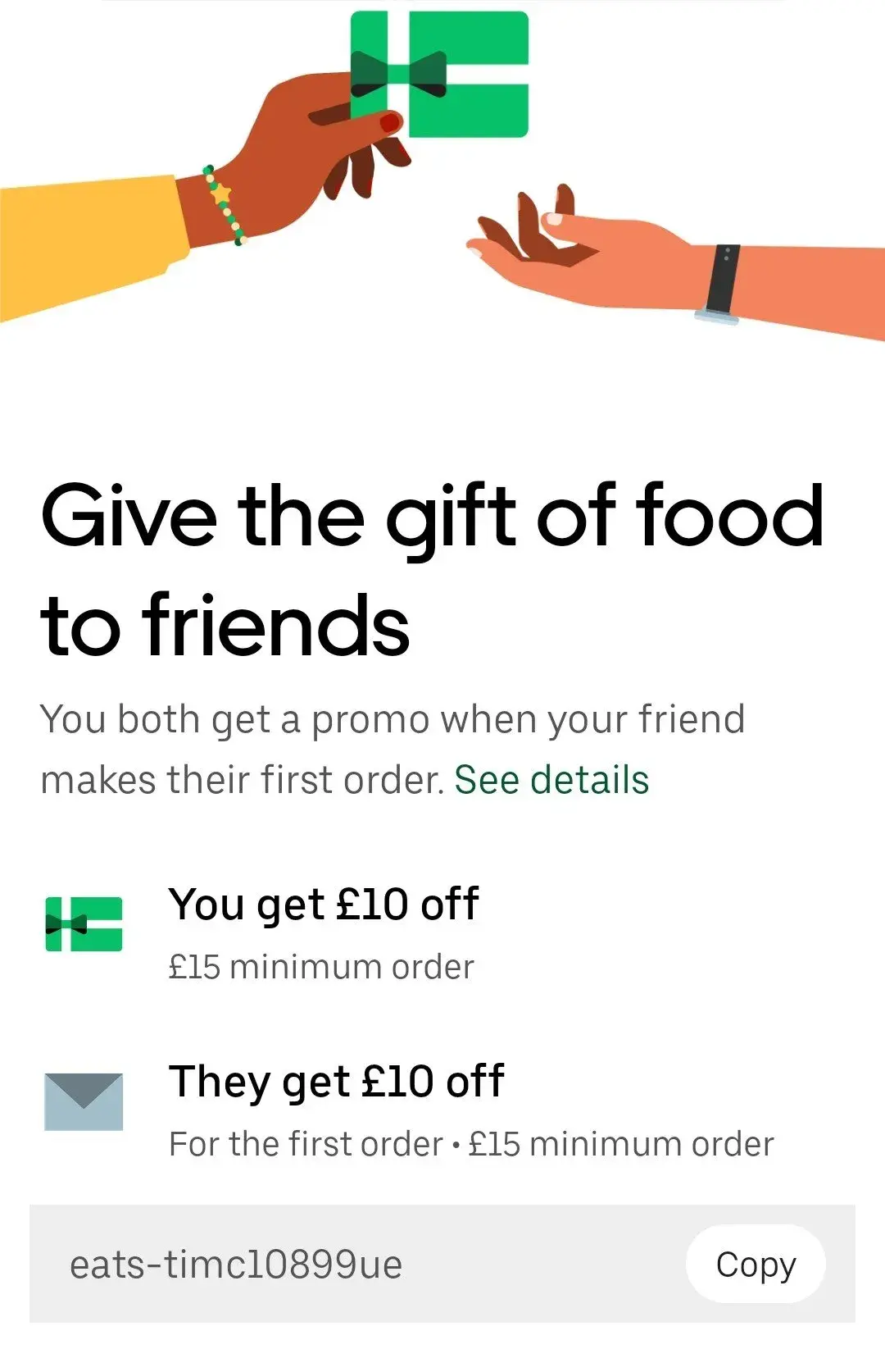 ubereats referral code, customer referral program